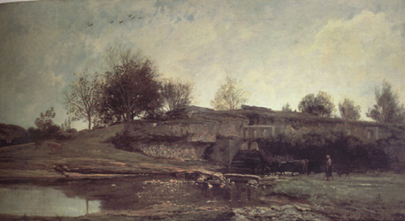 Charles Francois Daubigny The Lock at Optevoz (nn03)